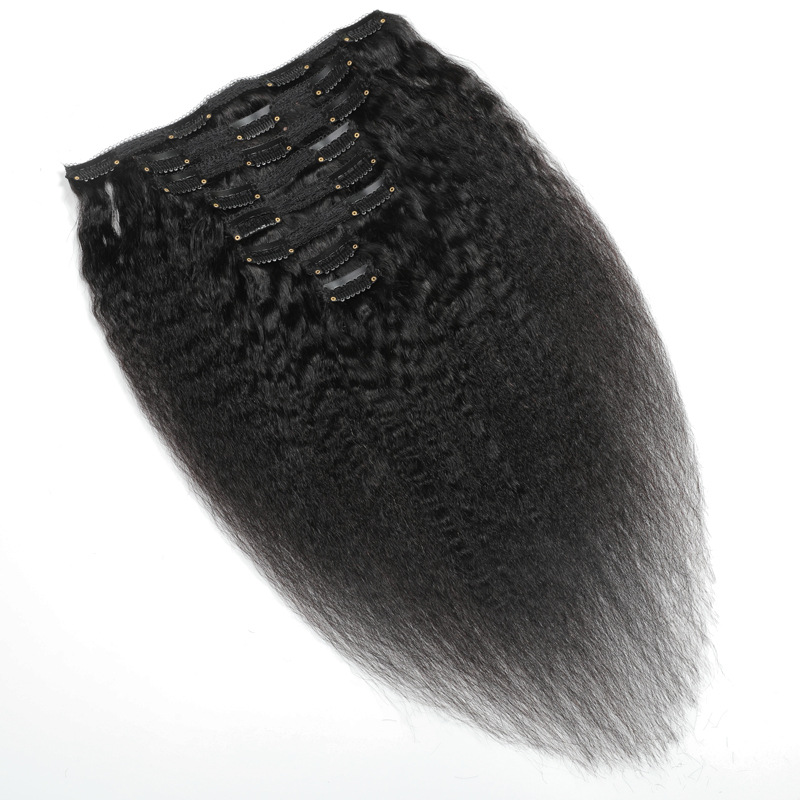 Human Hair Wig Clip Hair Of Corn Black - Shop at LoveMi