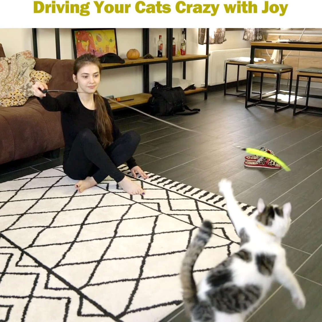 Jouets pour chats d'intérieur, jouet interactif pour chat – Image 4