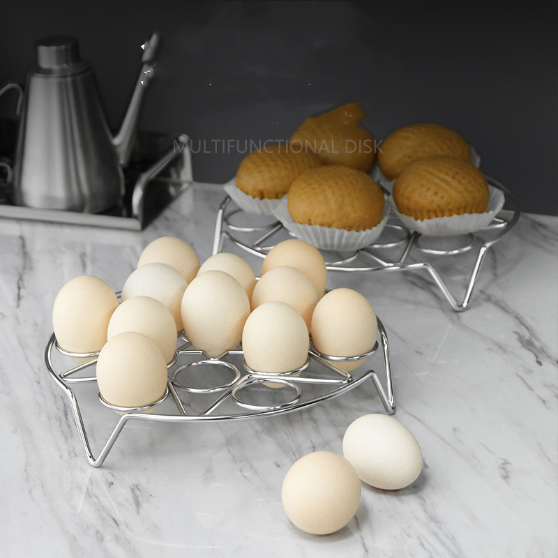 Title 3, Multifunctional Kitchen Steaming Rack With High...