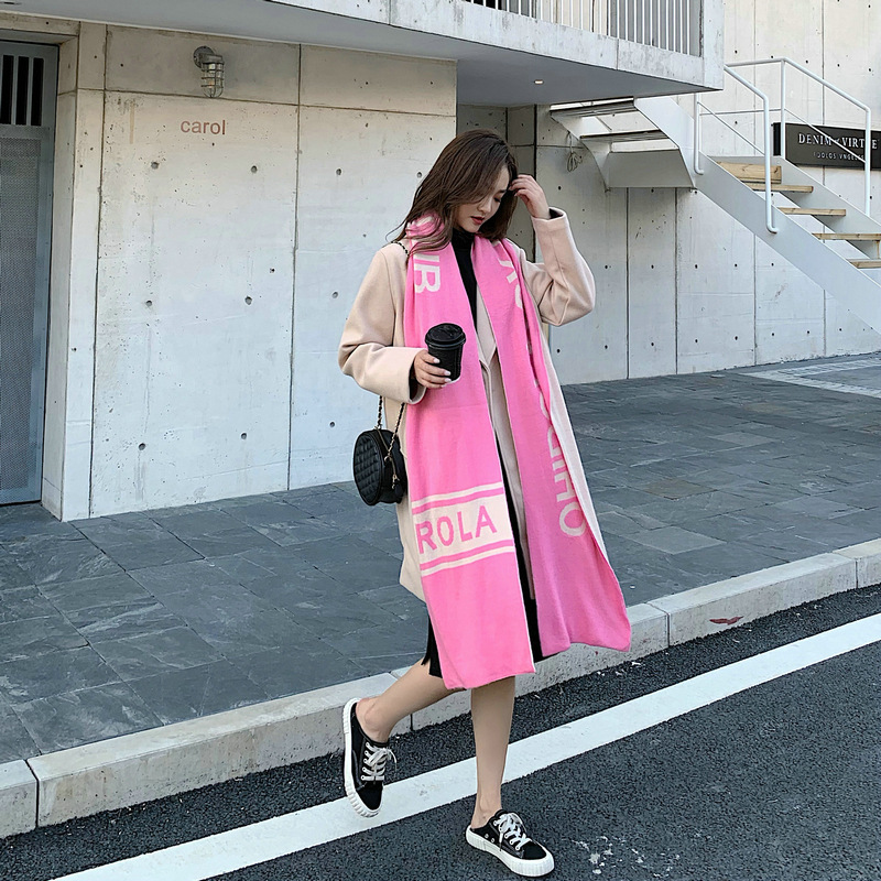 White Autumn And Winter All Match Scarf