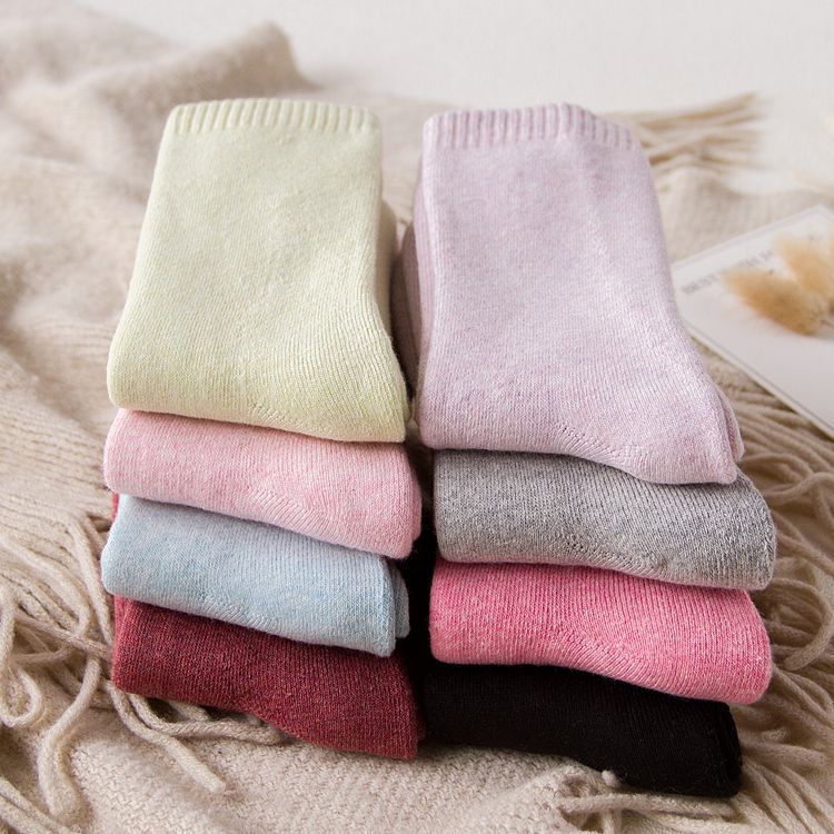 Title 2, Pure cotton thickened womens towel socks