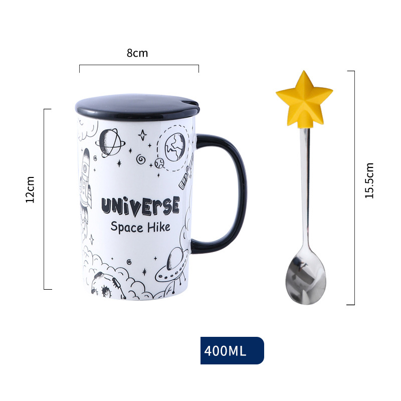 Title 3, Creative Starry Phone Holder Mug