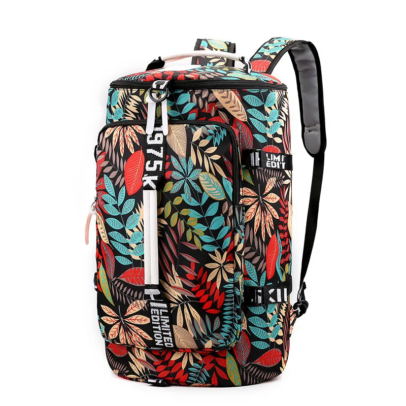 Waterproof Gym Fitness Bag Outdoor Travel Sport Excerise Fashion Casual Backpack - Red