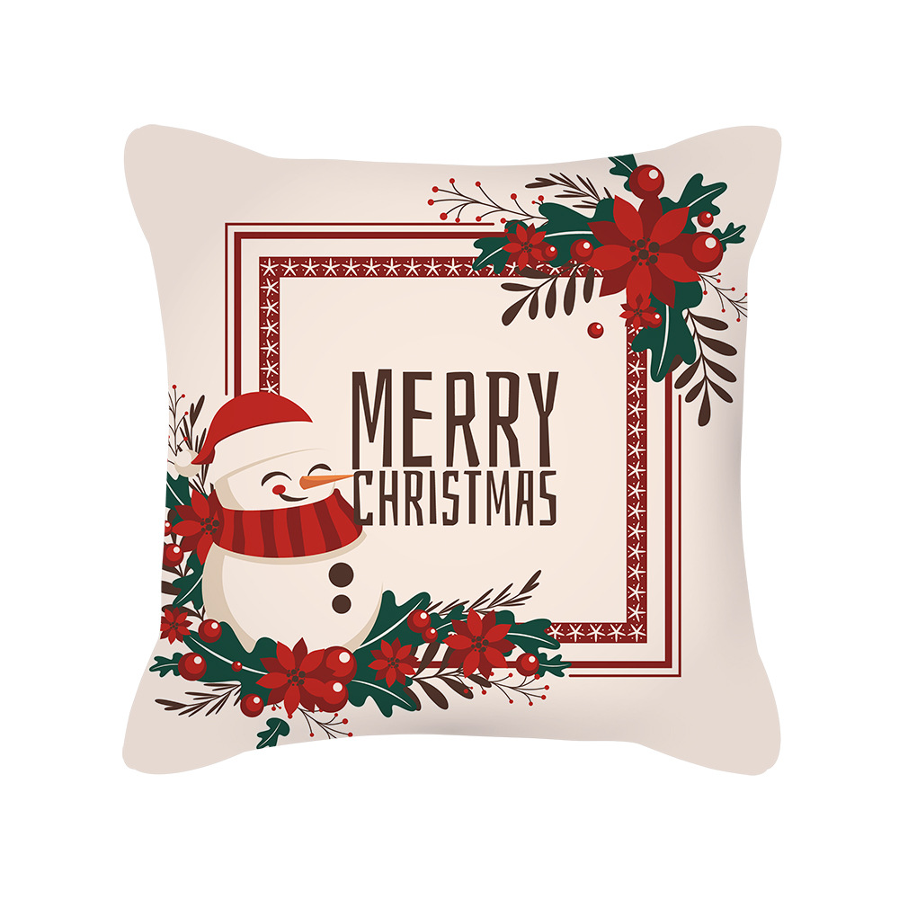  Amazon New Cartoon Christmas Pillowcase