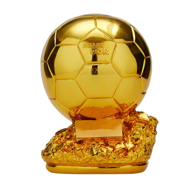 Soccer Player Award Soccer Golden Ball Trophy Model Customize Gold - Shop at LoveMi