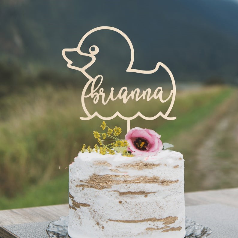 Customizable Wedding Cake Topper for Dessert Table