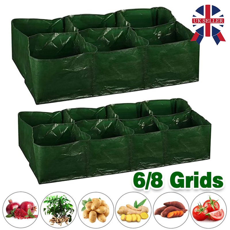 Heavy Duty Fabric Raised Bed Garden Flower Grow Bag For Vegetables Flowers Fruit — image 9