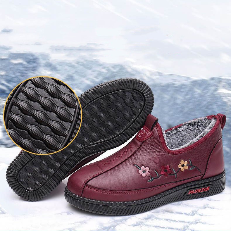 Middle-aged And Elderly Cotton Shoes With Velvet Thickening