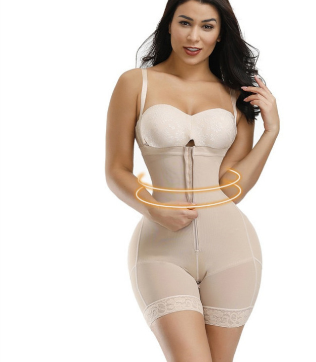 Skin Color Crotch Zipper-2Xl