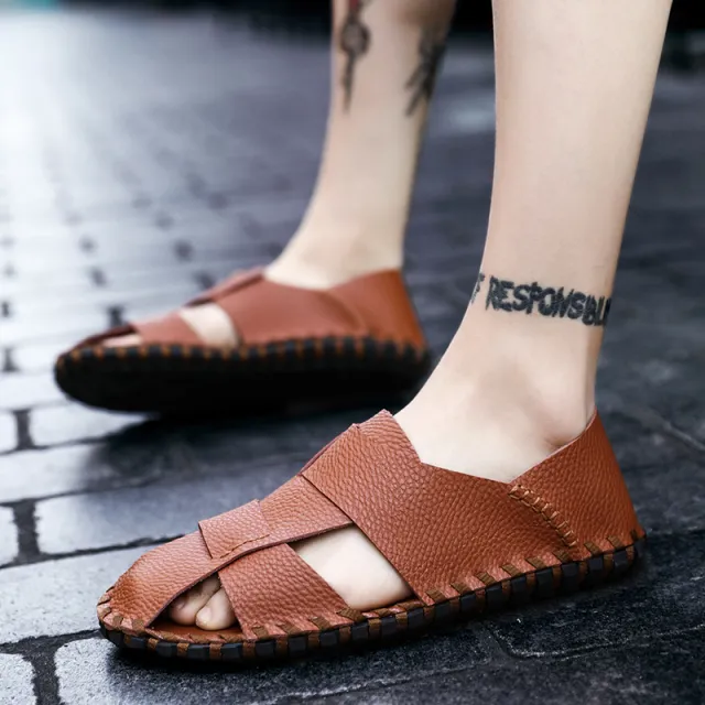 Men"s Shoes Autumn Stock New Fashion Trend Brown - Shop at LoveMi