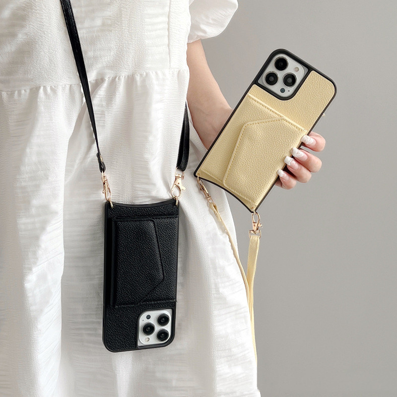 Solid Color Mobile Phone Case With Mirror - Image 3