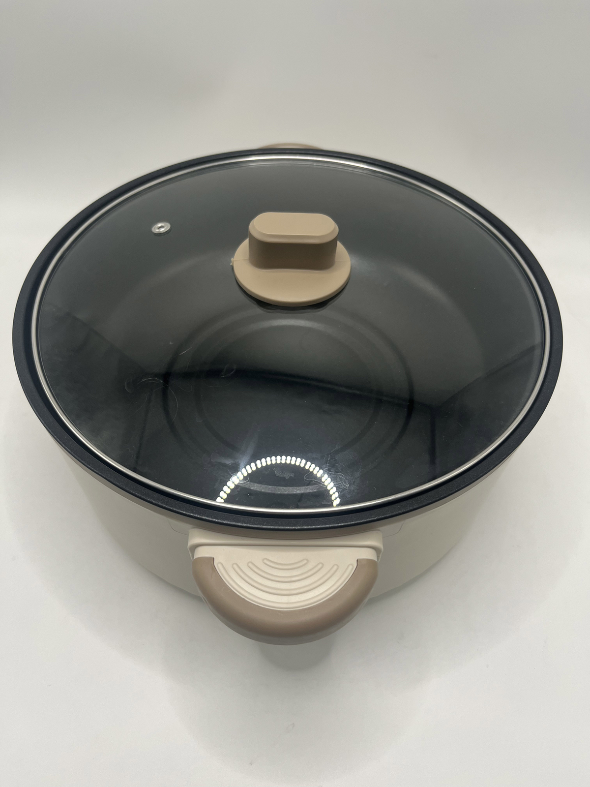 4.5L Electric Slow Cooker Glass Lid Non Stick Rice Cooking Frying Pan Stew Pot — image 7