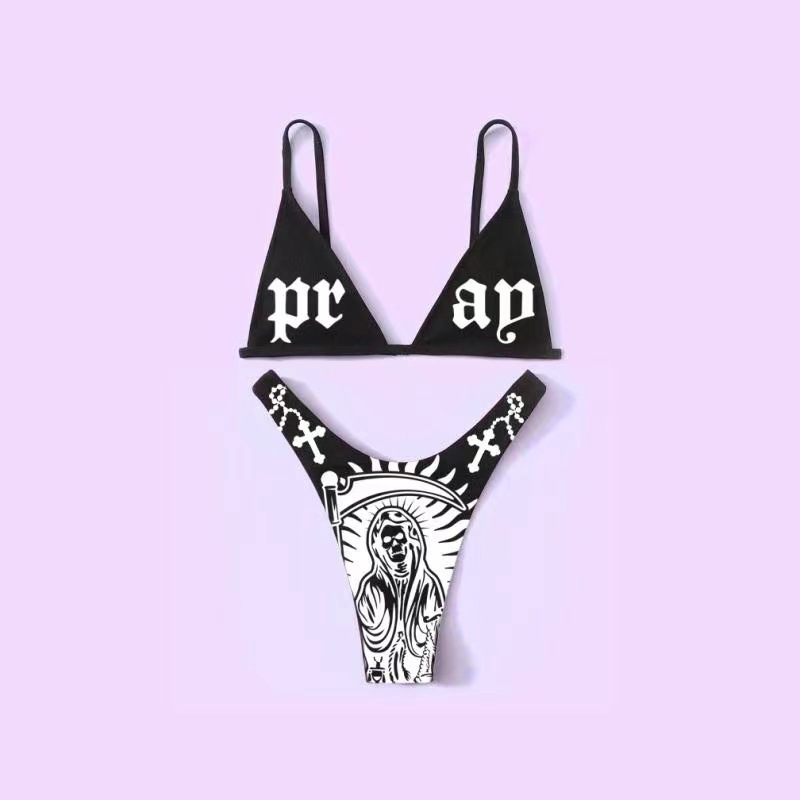 Bikini Swimsuit Funny Punk Women - Image 5