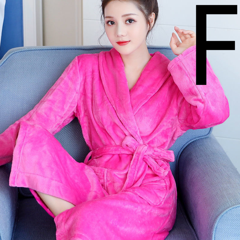 Title 14, Thickened Flannel Home Wear Bathrobe