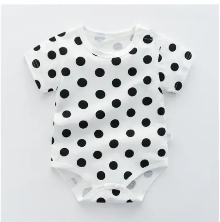 Summer Jumpsuit Baby Newborn Bag Fart Short Sleeve