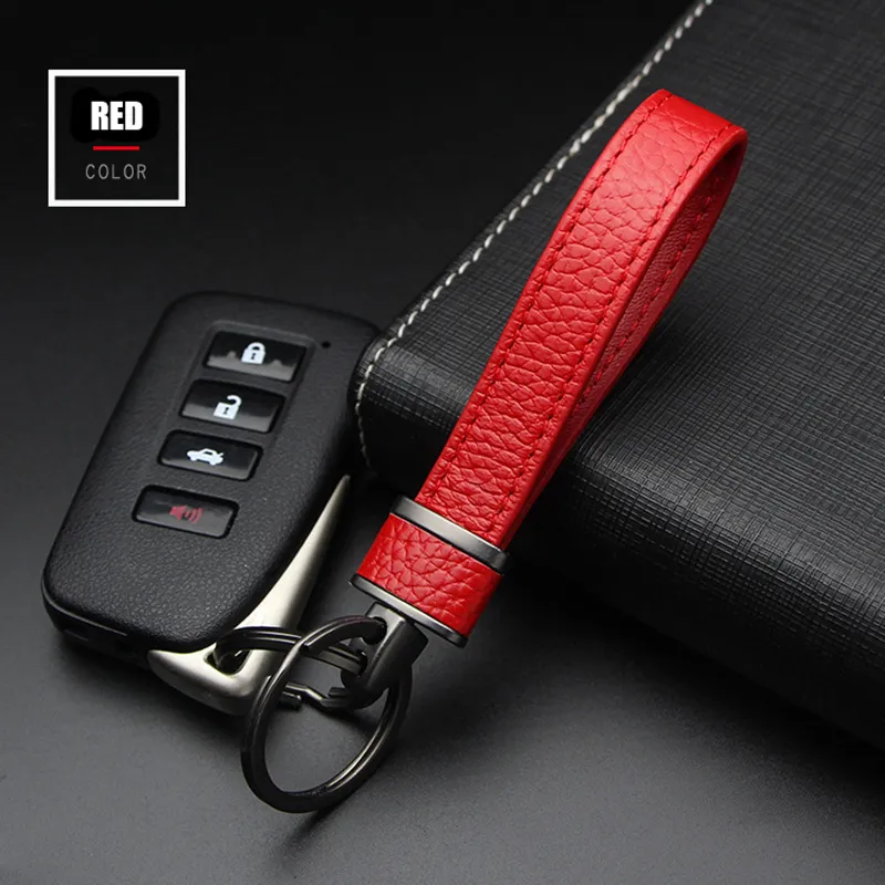 Anti-lost Double Buckle Metal Handmade Creative Pendant - Red