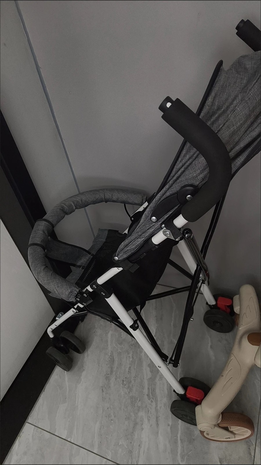 Foldable Baby Stroller Pram Pushchair With Sunshade Foot Brake Buggy Travel UK