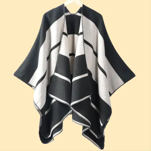 Women's Autumn Winter Warm Scarf Shawl Poncho