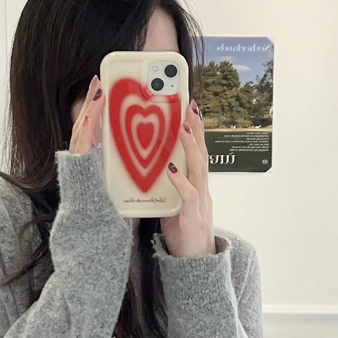 Small Red Big Love Phone Case