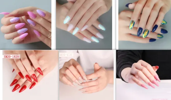 Box of 24 fake nail patches Set1 - Shop at LoveMi