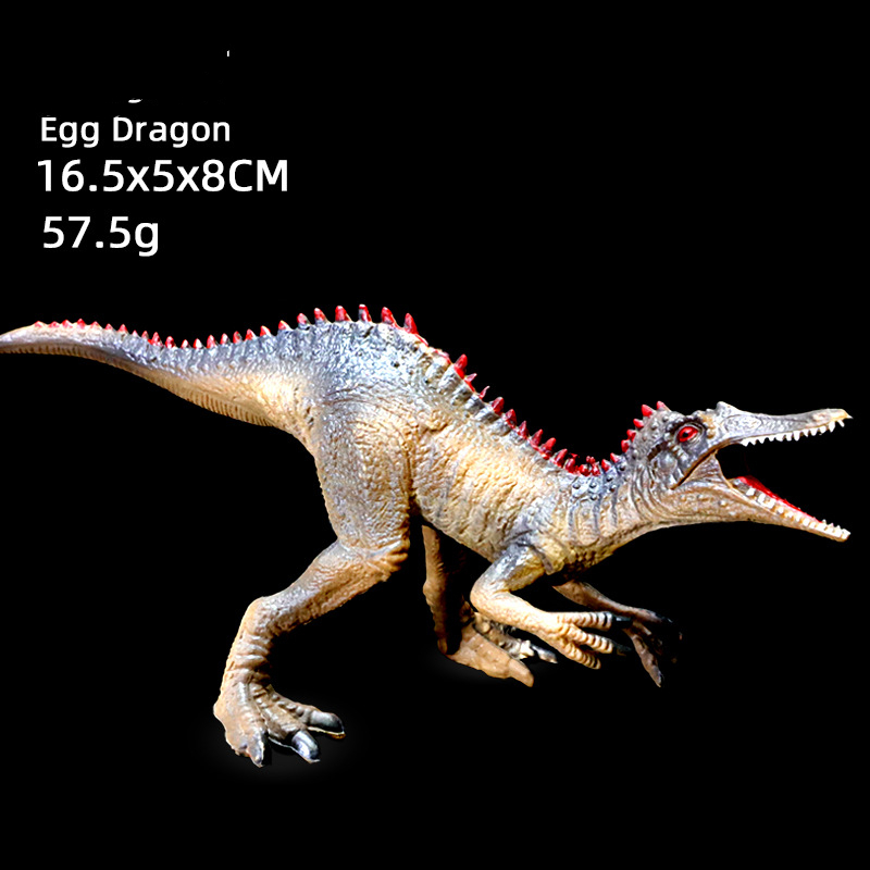 Title 8, Solid Dinosaur Plastic Toy Simulation Animal