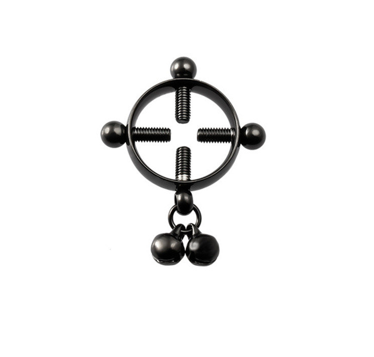 European And American Stainless Steel Nipple Ring Electroplating Bell Round Nipple Clamp