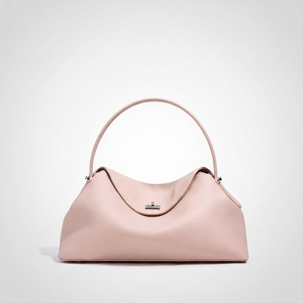 Genuine Leather Commuter Versatile Single-shoulder Women's Crossbody Bag, Simple, Large Capacity, Premium First-layer Cowhide Handbag 5