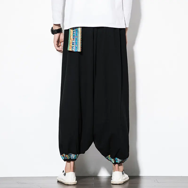 Men's Trousers Ethnic Style Retro Nepalese Suspender