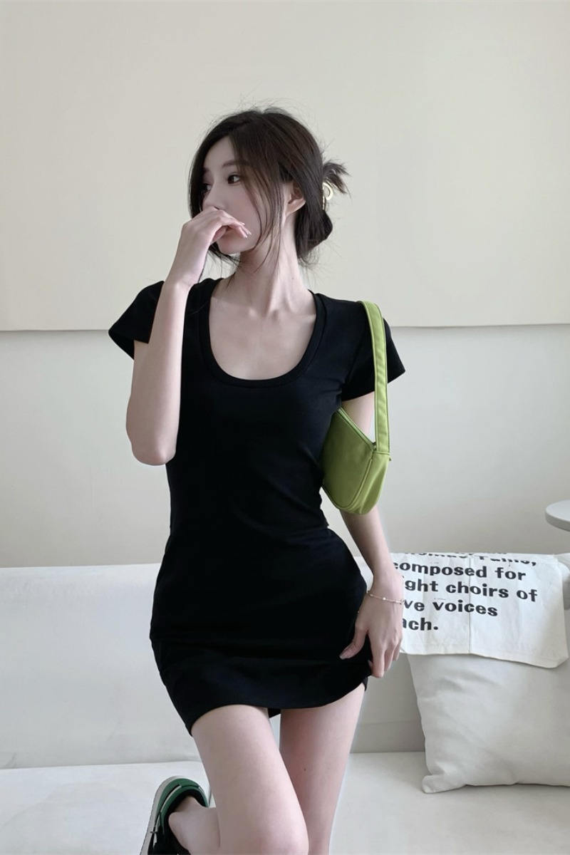 Temperament Slim Waist Pack Hip Short Skirt