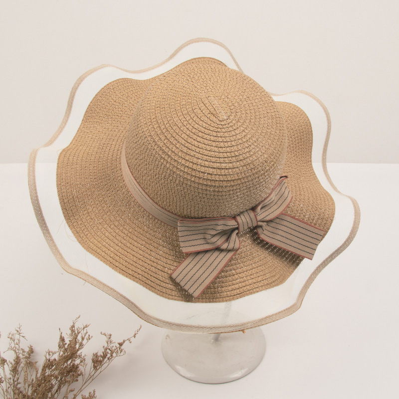 Summer Beach Straw Hat Korean Style All-match Lace