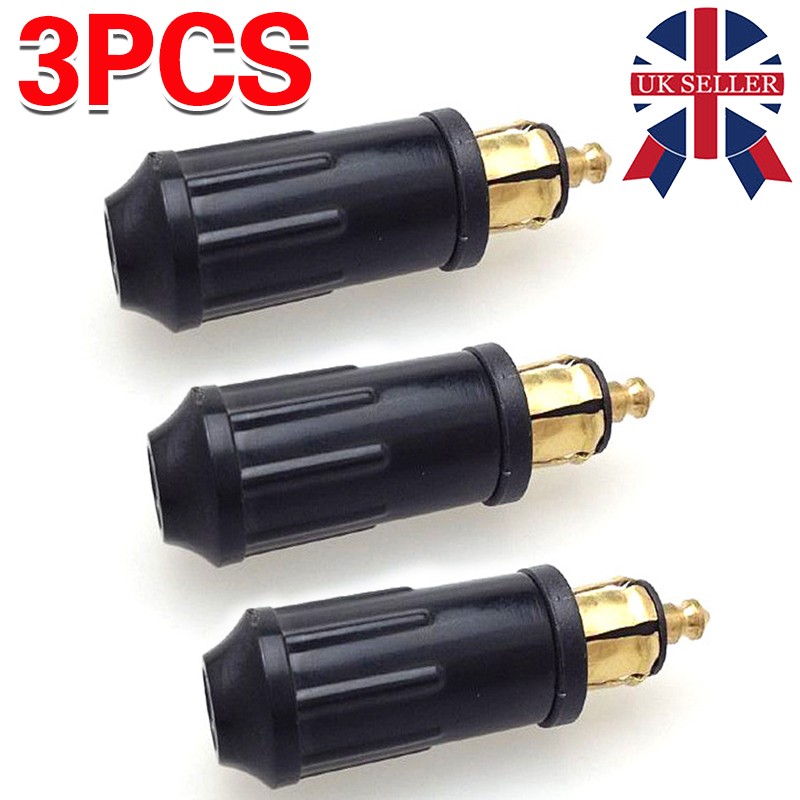 3 X 12v 24v DC Hella Type BMW Or Scania Accessory Power Plug DIN — image 4
