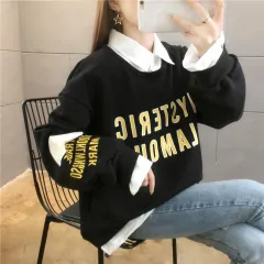 Fashion Women's Loose Plus Velvet Thick Sweater - 2 Style-Xl - View 1