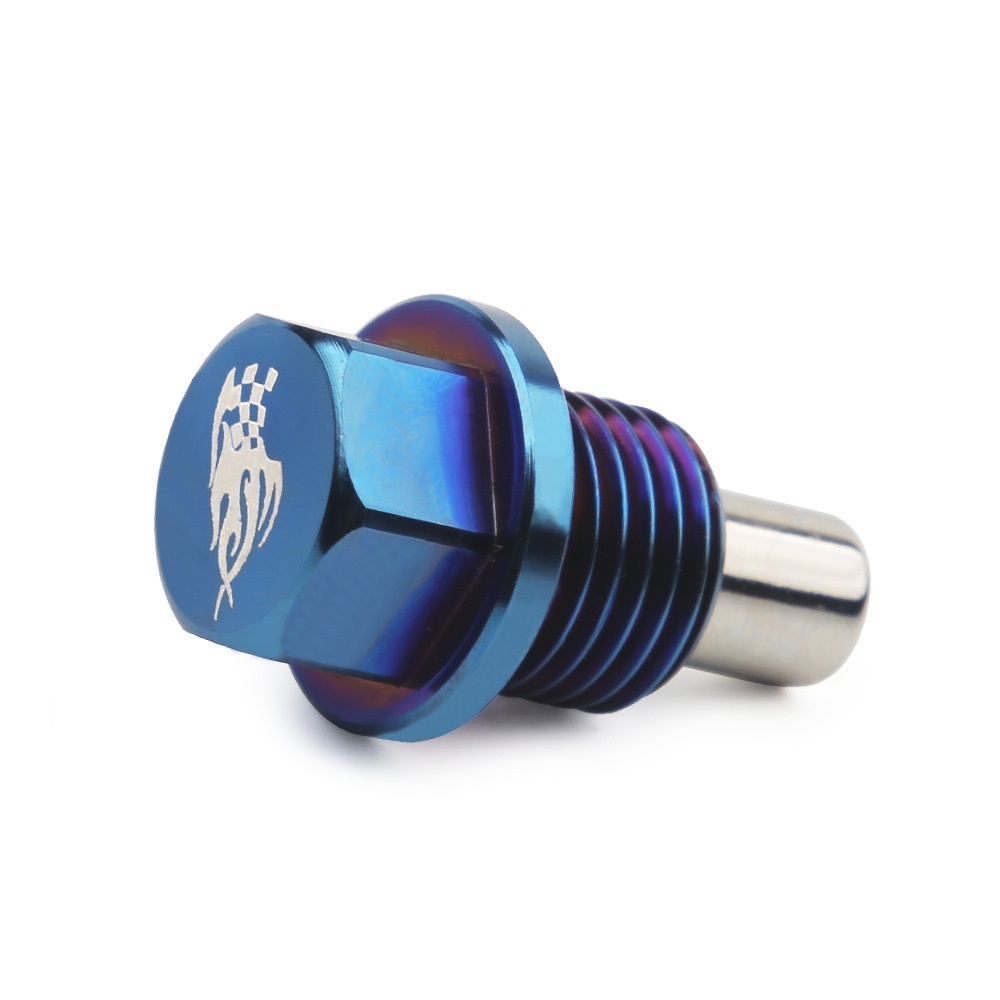 Titanium Alloy Magnetic Oil Pan Screw Magnetic Drain Plug Suction Iron Screw — foto 8
