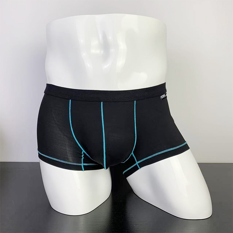 Title 6, Heren dunne ijzijde boxershorts, enkellaags, U-...