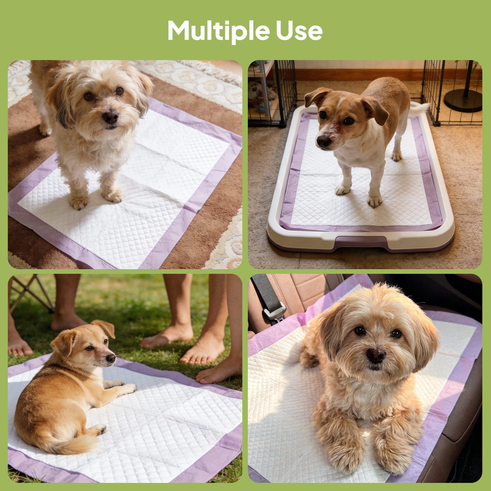 Lavender Scented Disposable Pet Training Pads — foto 9