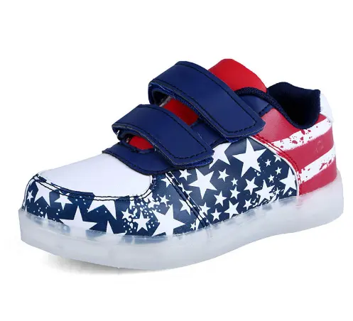 Summer New Children's Light Shoes LED Rechargeable