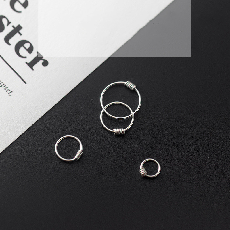 Women's Korean Style Fashion Personality Silver Earrings