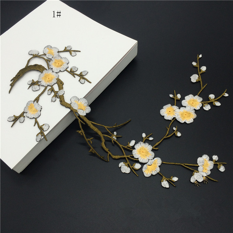 Plum Blossom Patch Embroidery Computer Embroidered Clothes — image 1