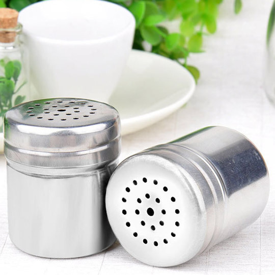 Title 3, Kitchen Stainless Steel Pepper Condiment Jar