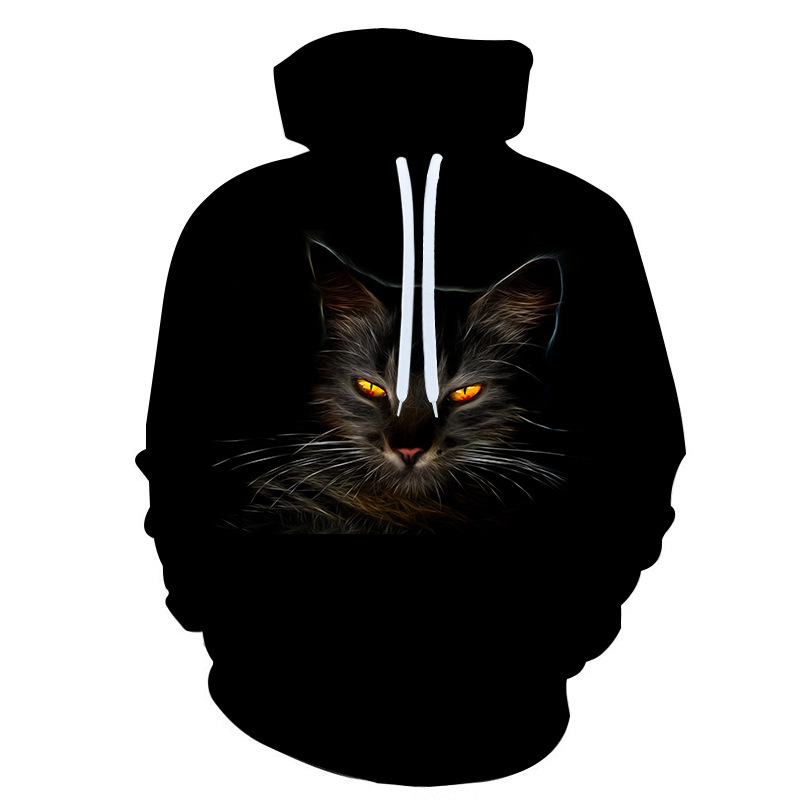 Title 7, 3D Printing Cute Kitten Series Hoodie Sweatshirt