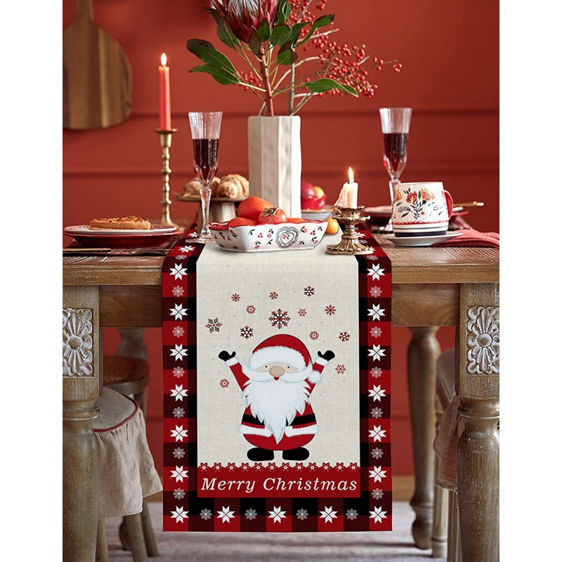 Christmas Home Decoration Table Runner (Style 1-33x180cm)