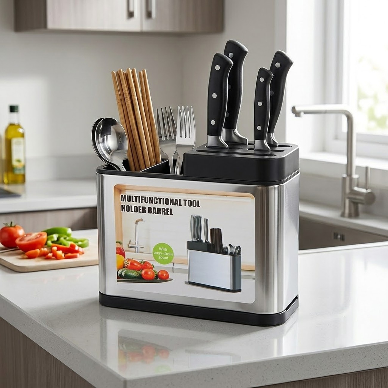 Rangement couteaux & ustensiles de cuisine Couteaux & ustensiles · Compact