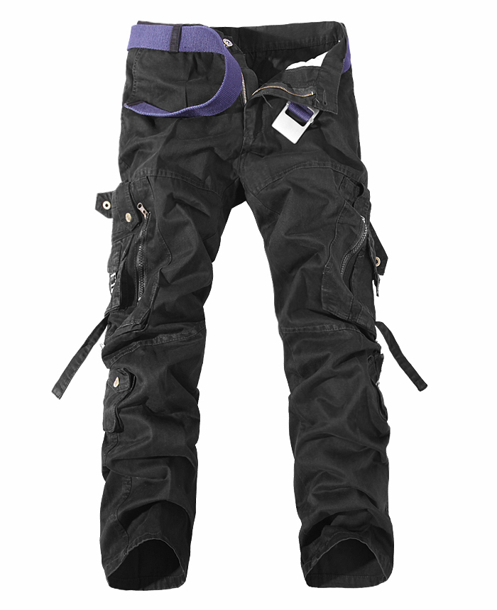 Men's Multi-pocket Cargo Pants Washed Hot Sale Cargo Pants - Picture 6 of 7