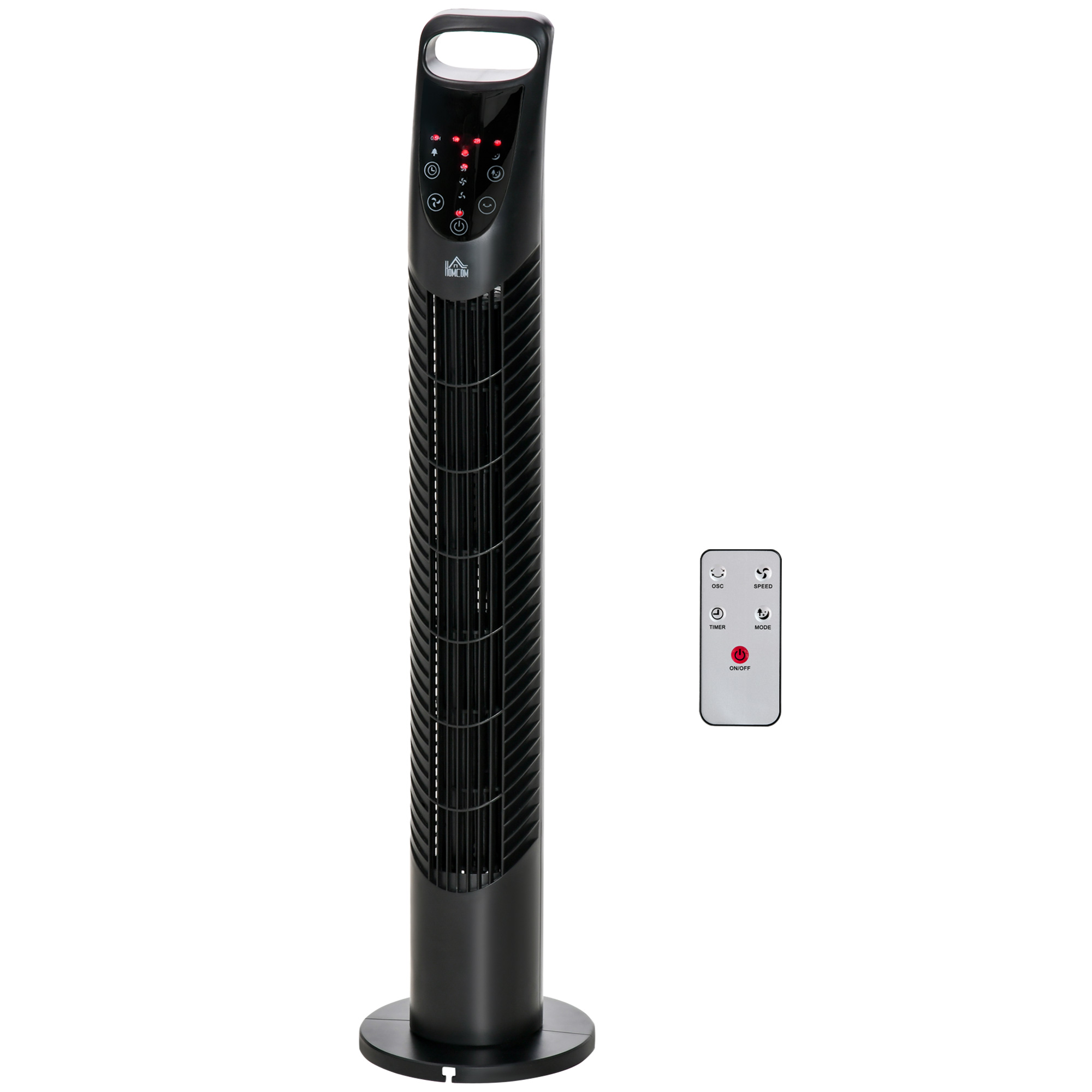31 Oscillating Tower Fan With Remote Control, 7.5H Timer, 3 Speed 3 Modes, Electric Floor Standing Cooling Fan For Home Bedroom Office, BlackThis Product Is Prohibited From Sale On Amazon