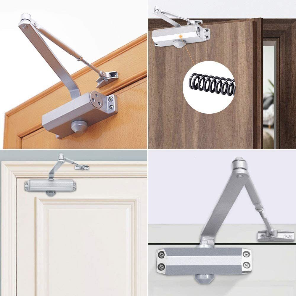 40-65KG Heavy Duty Fire Rated Overhead Door Closer Opener Adjustable Soft Close