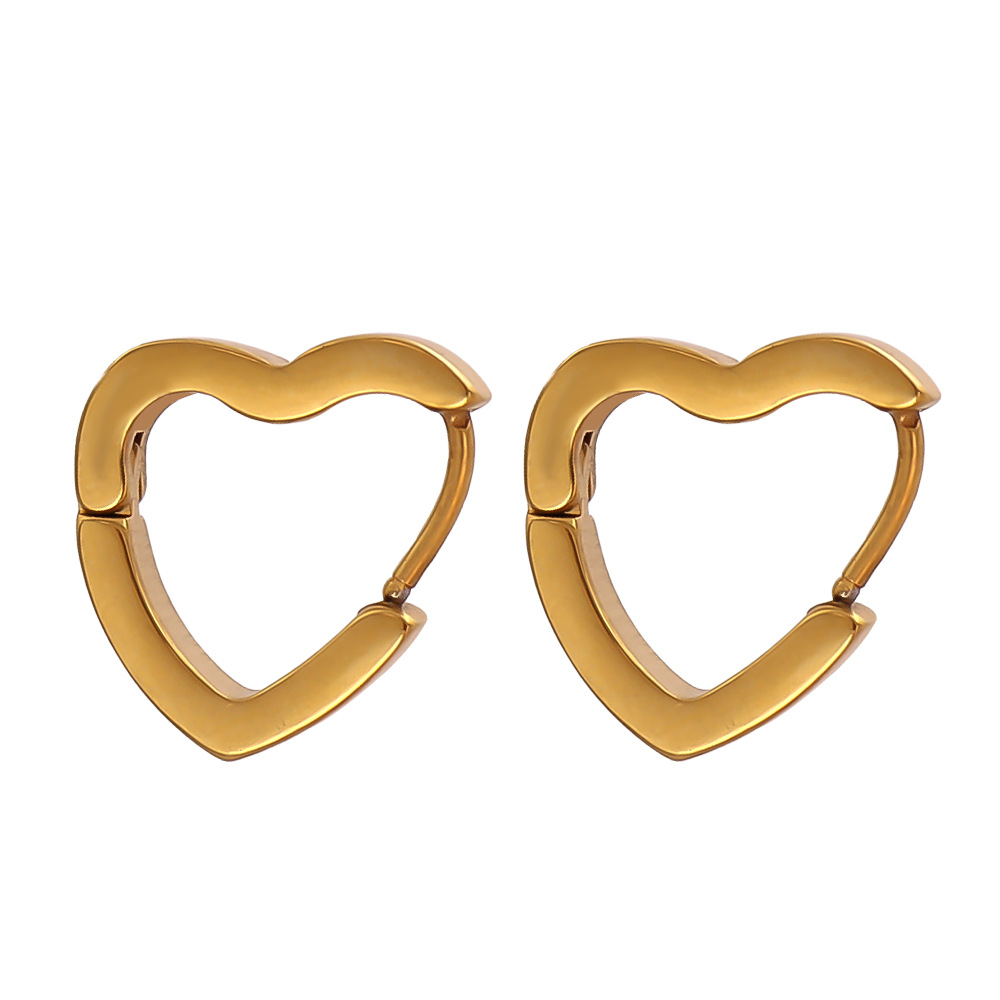 Geometric Round Alloy Earrings Trendy Women European And American Ears