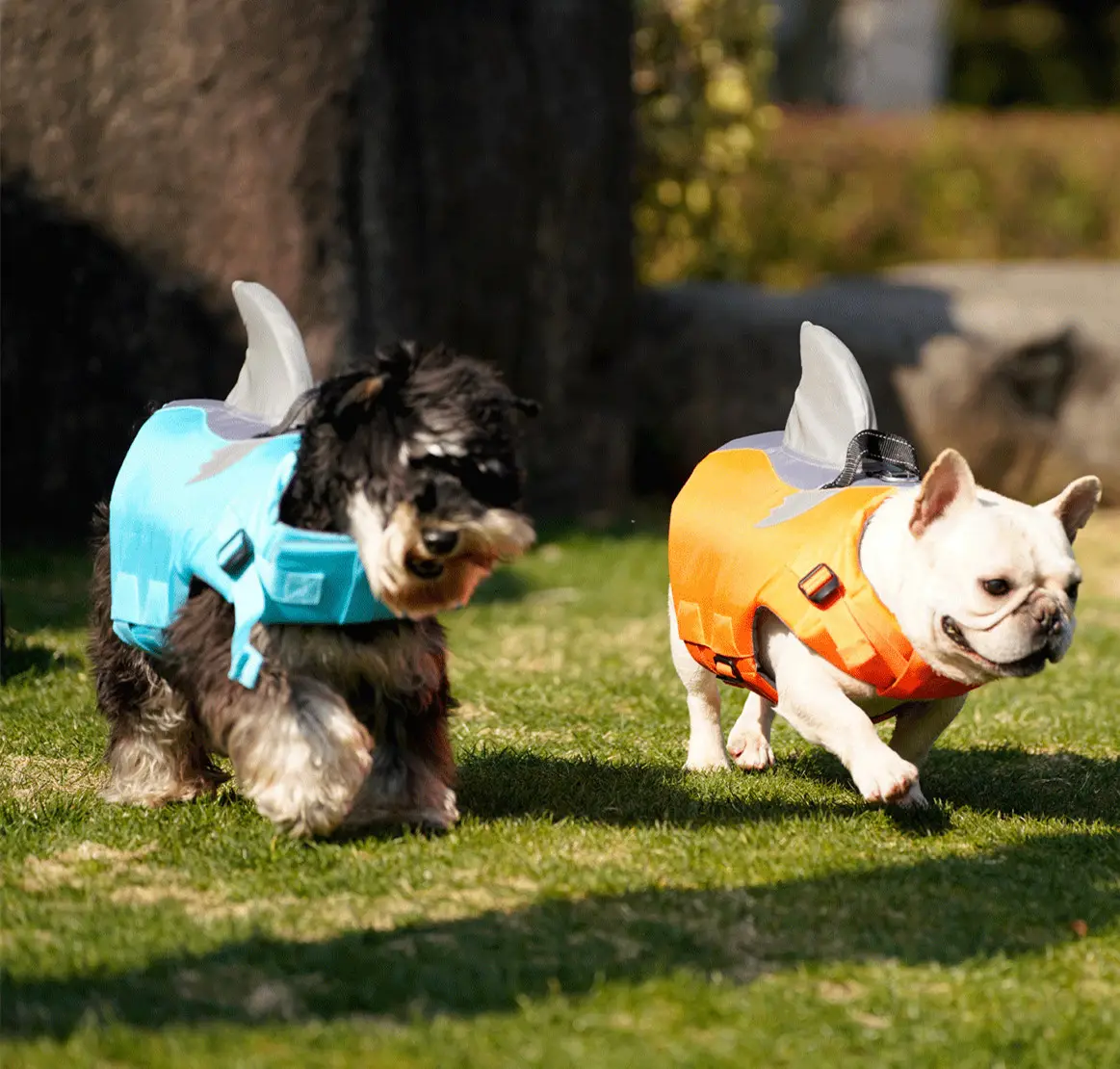 New Flying Shark Fin Life Jacket Dog