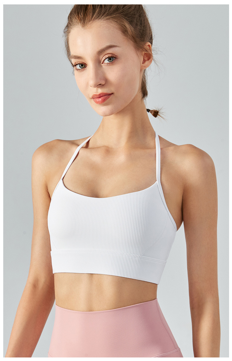 Title 2, Brassière de sport femme dos nu style licou ave...