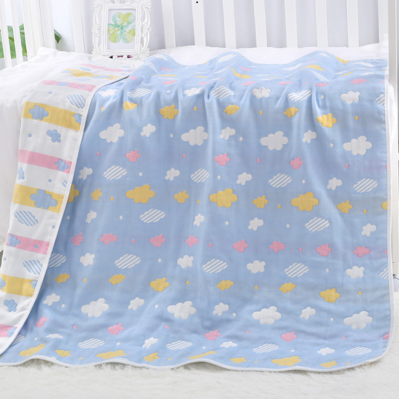 Title 25, Cotton Six-layer Gauze Towel Quilt Gauze Bath T...