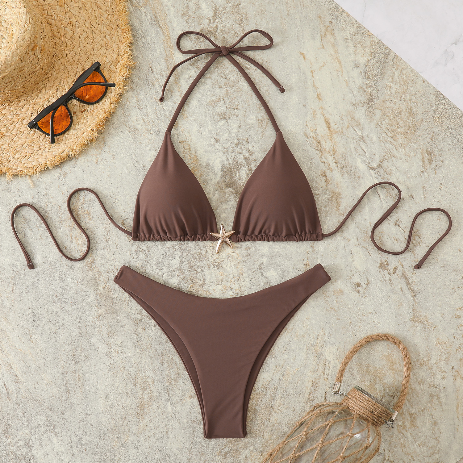 Bikini Fashion Women's Split Swimsuit